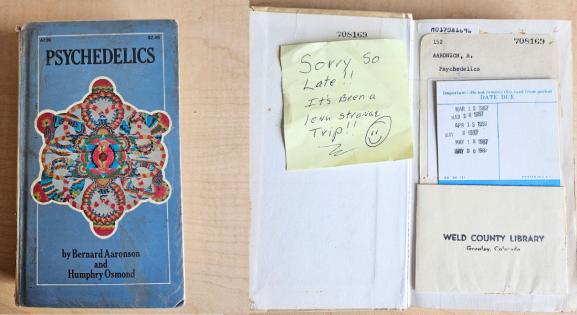 A Pszichedelikus szerek című könyv „egy hosszú trip miatt” 37 év után került vissza egy amerikai könyvtárba