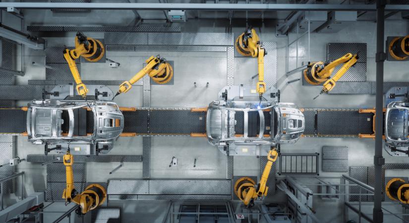 Videón a Xiaomi hipermodern autógyára: csak robotok dolgoznak, percenként készül egy kocsi