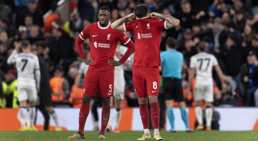 „Most voltak a legrosszabbak Klopp irányítása alatt” – Szoboszlait keményen lepontozták a Liverpool meglepő veresége után
