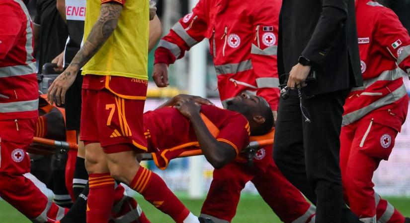 A tüdeje omlott össze meccs közben az AS Roma játékosának