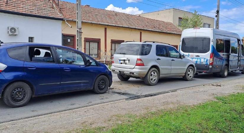 Három autó ütközött össze Berettyóújfaluban