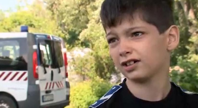 Szívszorító: rendőr akar lenni a 9 éves Gergő, akinek az édesapja szolgálatteljesítés közben halt meg