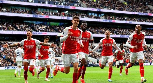 Az Arsenal történelmi győzelmet aratott a 195. észak-londoni derbin