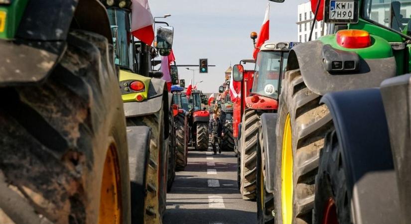 Visszavonultak a tüntető gazdák a lengyel-ukrán határról