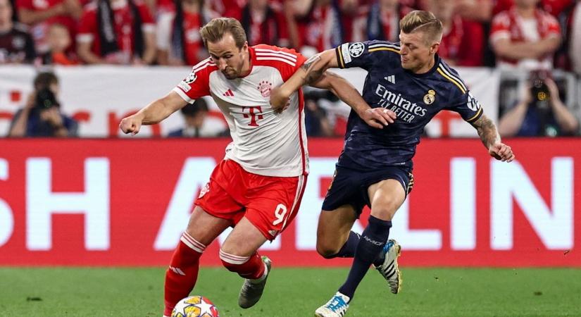 Kroos oktatott, Kane tűrte a beszólást, de a Bayern–Real iksz lett