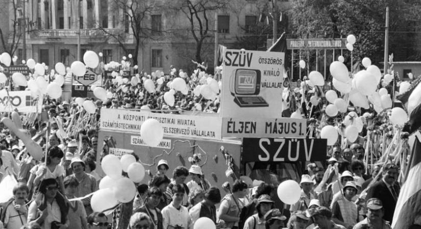 Ilyenek voltak az utolsó szocialista május elsejék - Képeken a rendszerváltás előtti ünnep
