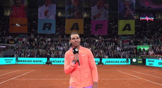 Videó: a könnyeivel küszködve búcsúzott Madridtól Rafael Nadal