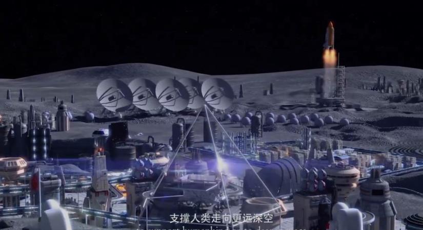 Videón mutatták be a kínai holdbázis látványterveit