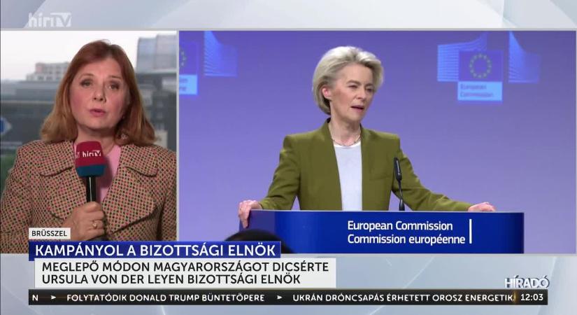 Meglepő módon Magyarországot dicsérte Ursula von der Leyen bizottsági elnök  videó