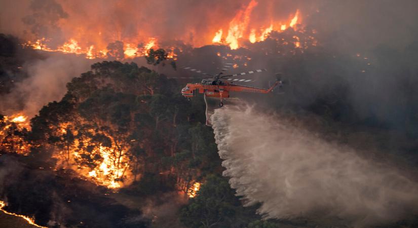 Harmincezer embert evakuálnak az Ausztrália déli részén pusztító bozóttüzek miatt