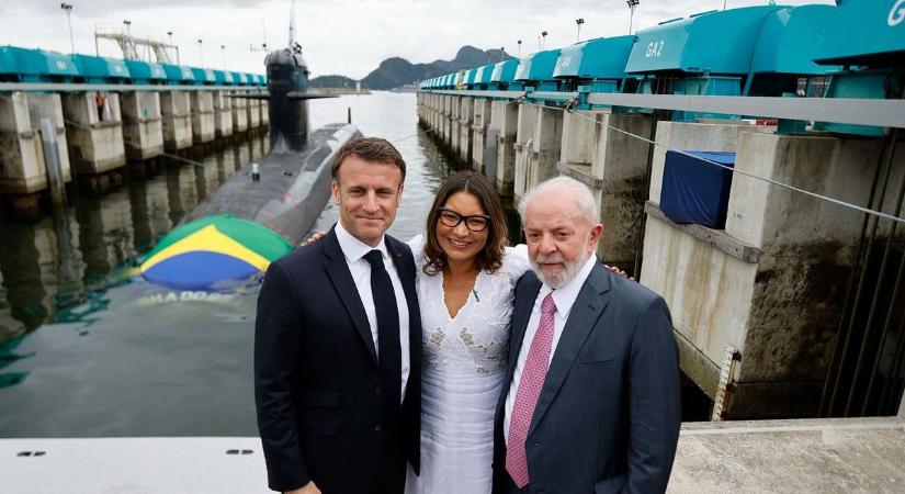 Francia tengeralattjárókkal erősíti haderejét Brazília