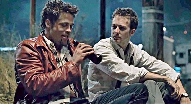 Edward Norton és Brad Pitt totál részegen vette fel a Harcosok klubja ikonikus jelenetét