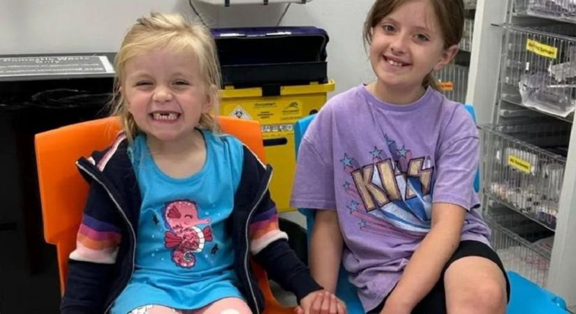 Legyőzte a ritka leukémiát a 6 éves lány, kishúga is segítette