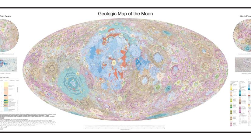 Íme az eddigi legrészletesebb geológiai térkép a Holdról