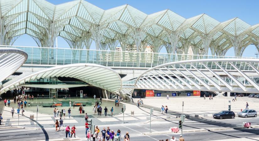 Bámulatosan modern a lisszaboni Gare do Oriente