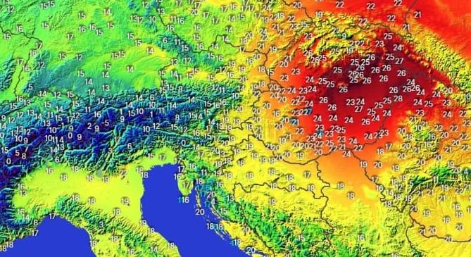 Egész Közép-Európában nálunk van a legmelegebb