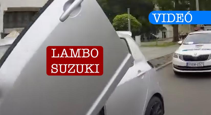 Lambo-ajtós Suzukit fogtak a rendőrök. Az igazi meglepetés bent várta őket
