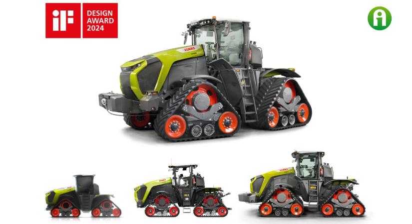 A CLAAS XERION 12-es traktorszéria elnyerte az iF Design Award-ot