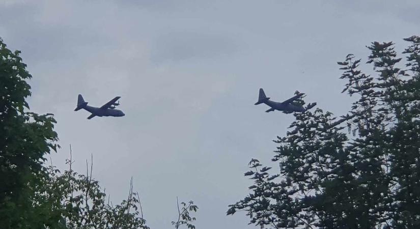Megerősítették, hogy hadgyakorlat miatt repültek katonai gépek Nógrád felett
