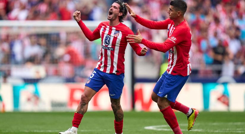 La Liga: gyönyörű gólt szerzett az Atlético Madrid középpályása! – videóval