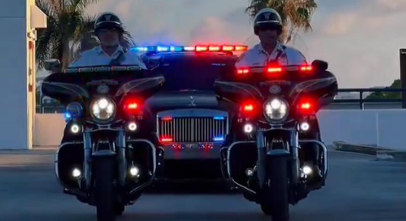 Rolls-Royce rendőrautó, de nem Dubajban