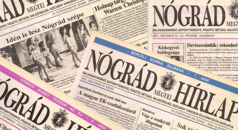 Vandál pusztításról, nyugat-nógrádi autópályáról szóltak a hírek harminc éve