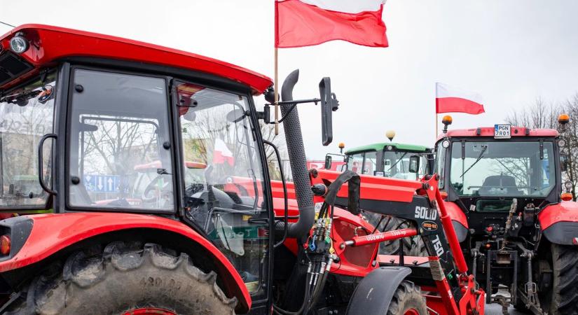 Drasztikus lépés a tiltakozó lengyel gazdáktól