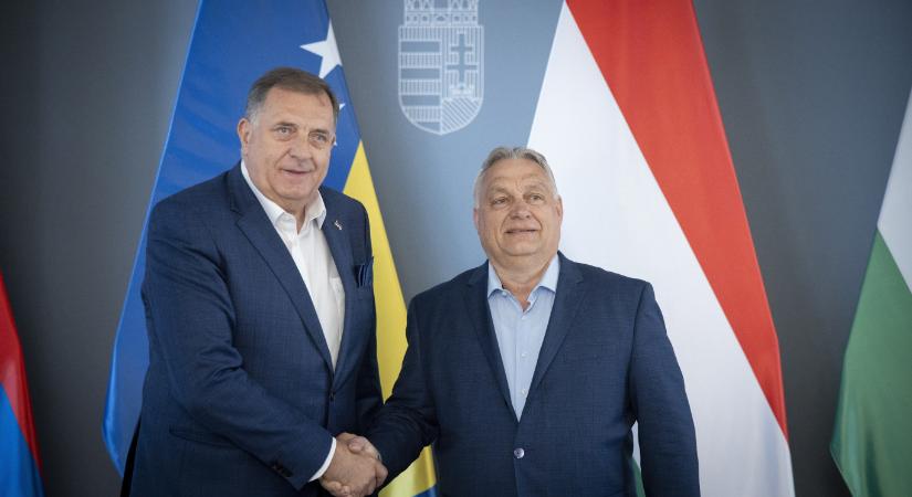 Megint Orbánnál járt Dodik