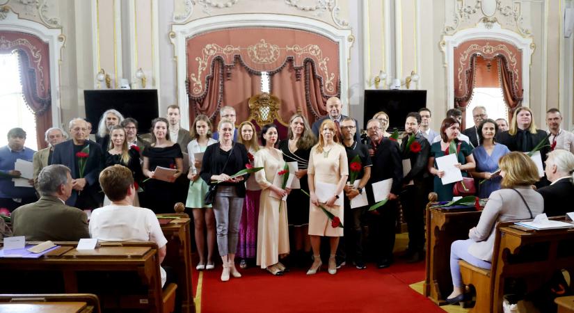 Pádár Nikolett és Nádas Bence kapta idén a Szeged sportolója díjat