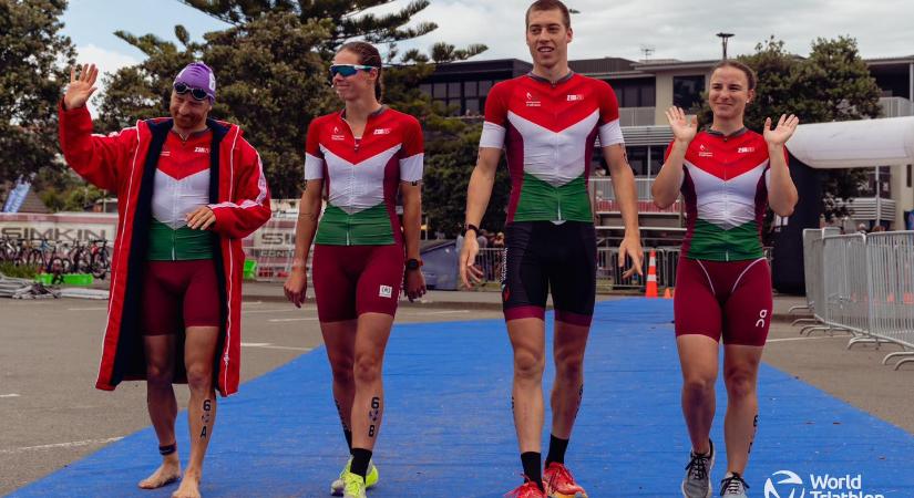 Éppen lemaradt az olimpiai kvótáról a magyar triatlon vegyes váltó